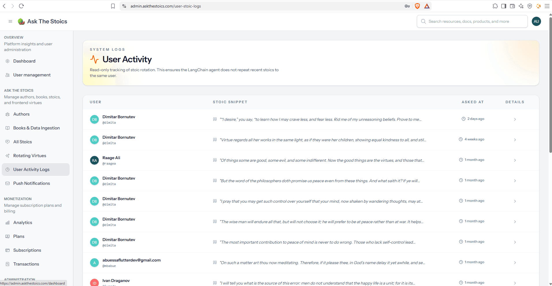Push notification campaigns