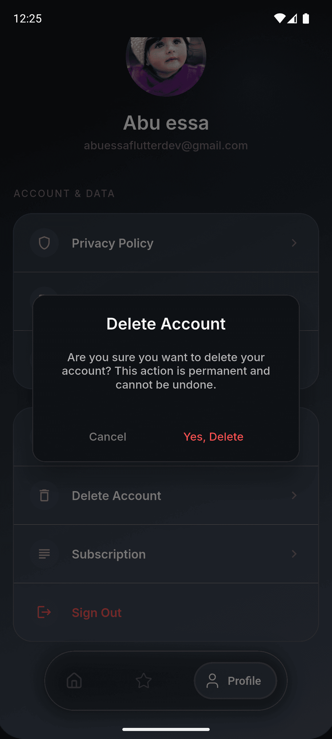 Subscription management