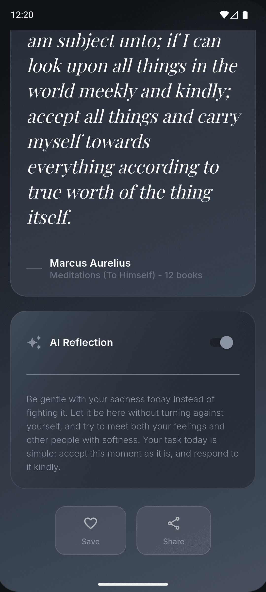 Saved favorites and reading lists