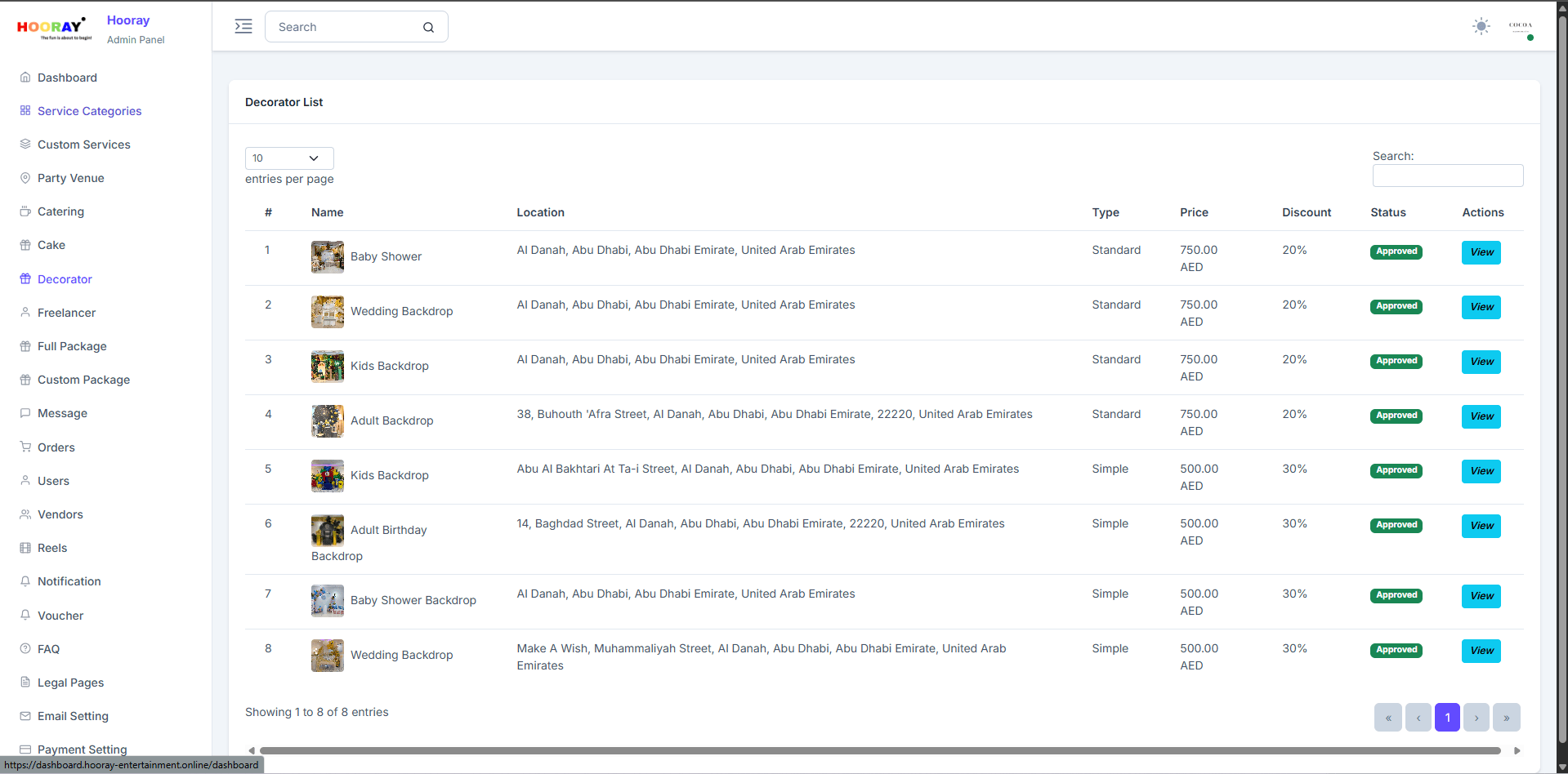Managing Bookings