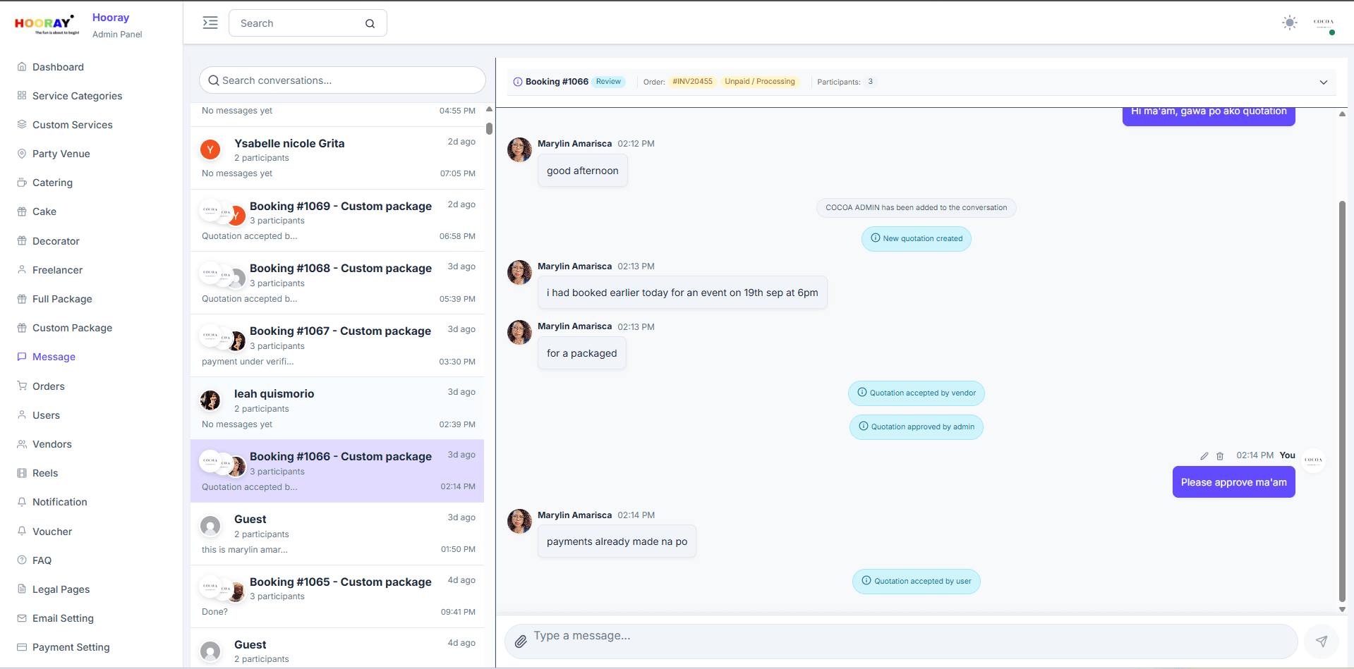 Chat with Providers