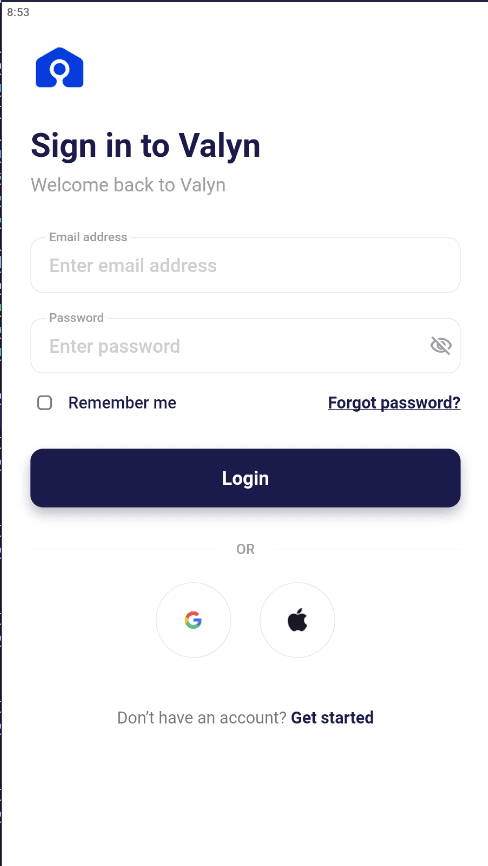 User App Login